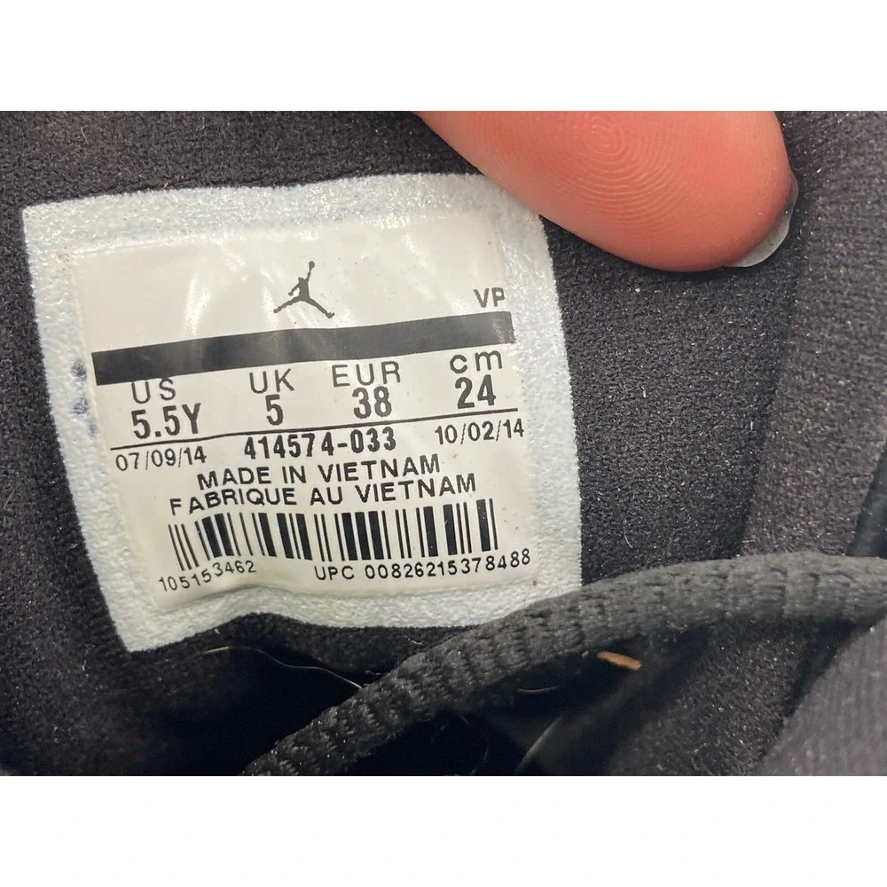 AIR JORDAN 13 RETRO‎ BG Black/Red 414574 033 Size 5.5Y